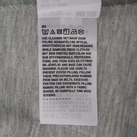 Uniqlo Unisex Grey Sz S Oversized Comfy Hooded Sweater Pullover Sweater - Picture 11 of 11